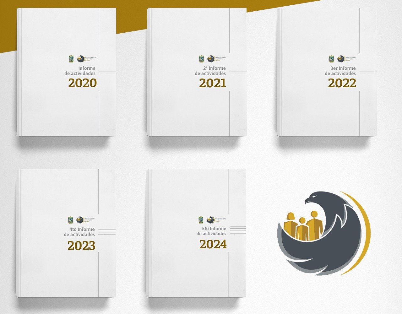 fge_01 editorial design for "Fiscalía General del Estado de Puebla"